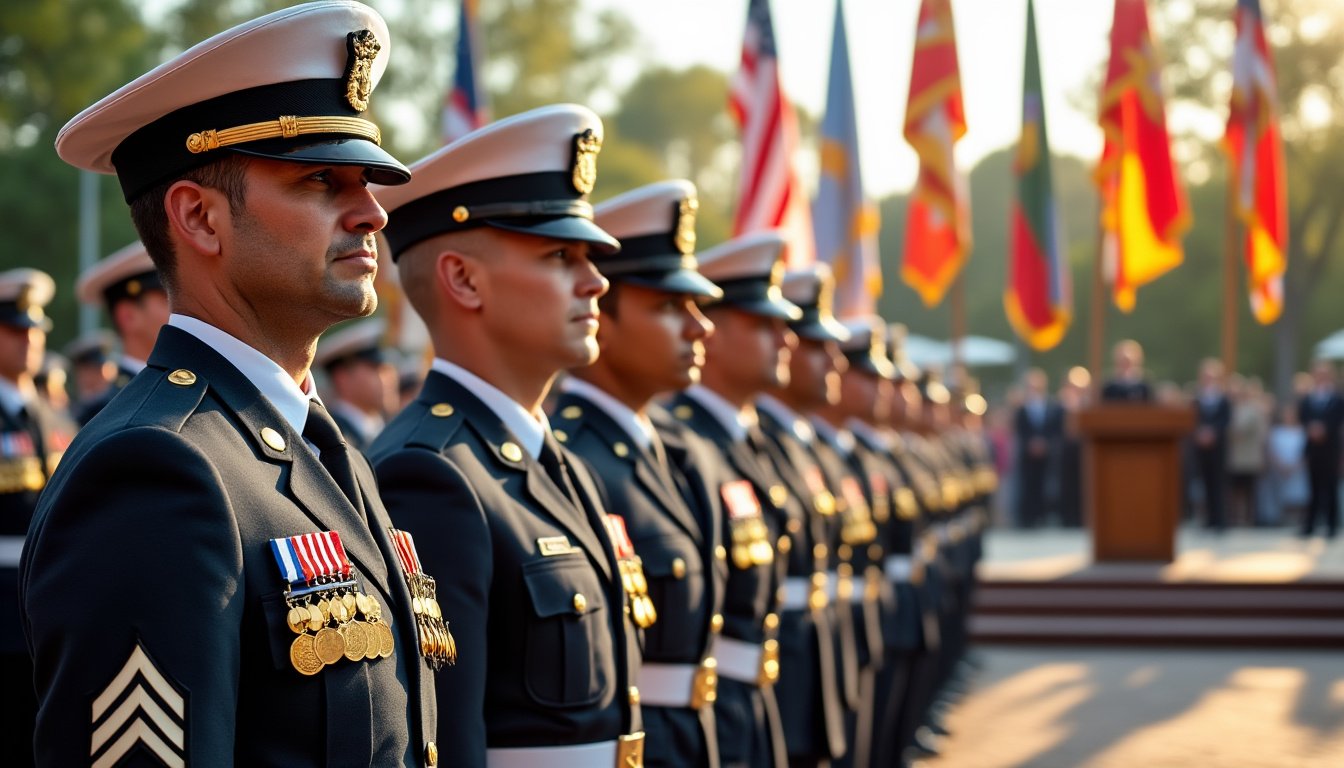 découvrez la signification profonde des médailles militaires lors des cérémonies officielles, un symbole de bravoure et de reconnaissance. cet article explore leur histoire, leur importance et leur rôle dans la célébration des héros nationaux.