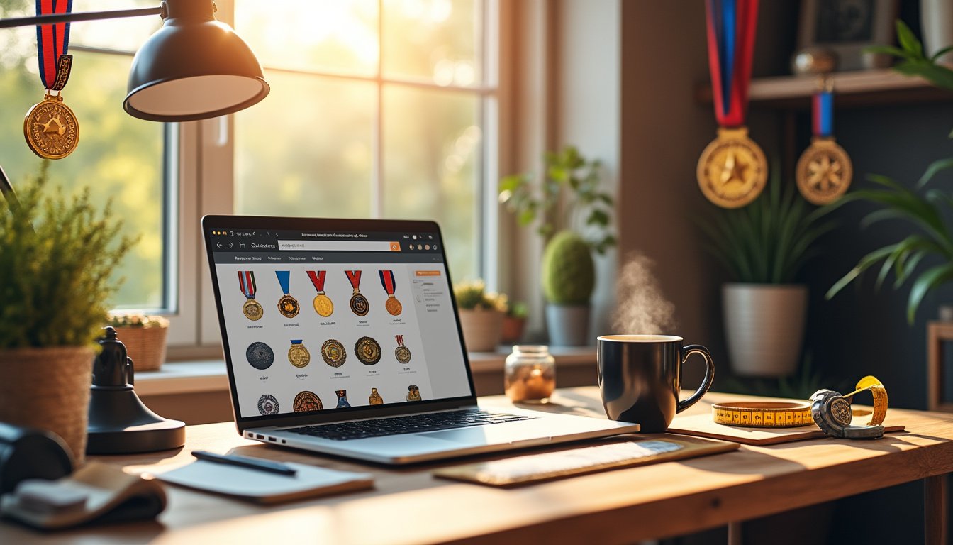 découvrez les meilleures plateformes pour acheter une médaille personnalisée en ligne. que ce soit pour un événement sportif, une célébration ou un cadeau unique, explorez les options, les designs et les tarifs pour créer la médaille parfaite qui reflète votre style et vos besoins.