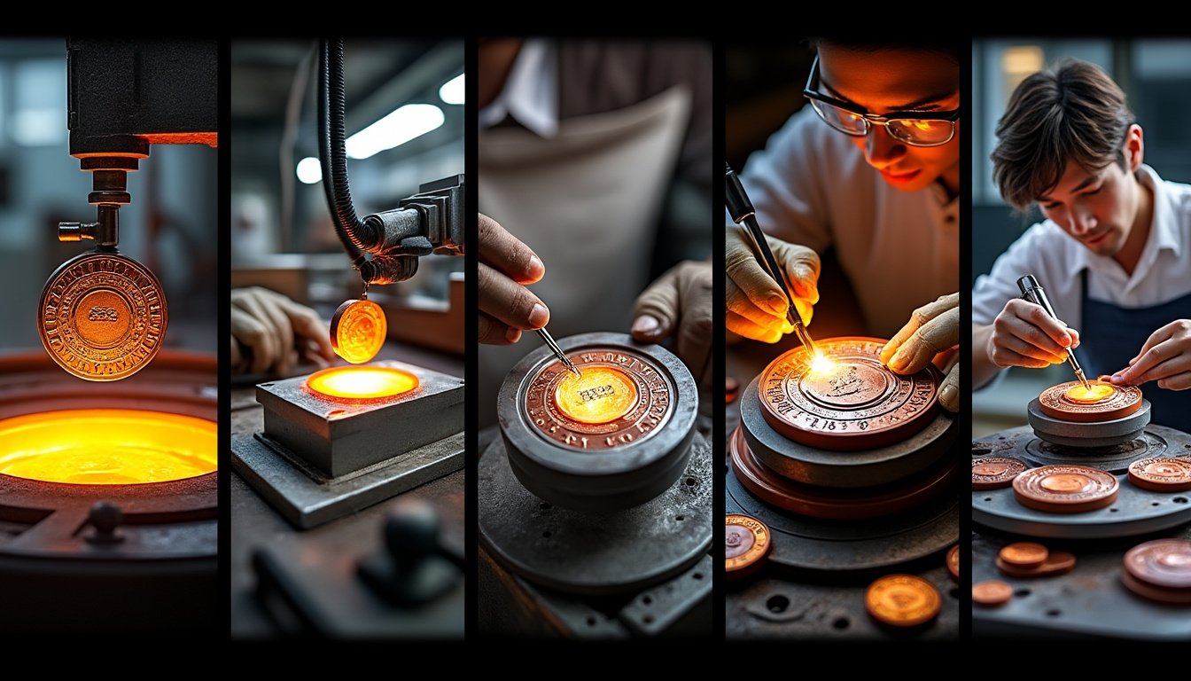 découvrez les étapes fascinantes de fabrication d'une médaille commémorative, de la conception au moulage, en passant par le façonnage et le polissage. apprenez comment chaque détail est soigneusement travaillé pour créer un souvenir unique et significatif.