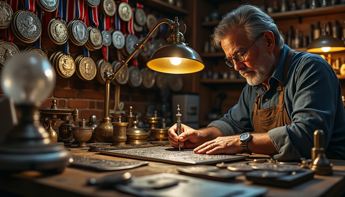 découvrez les coulisses fascinantes de la fabrication des médailles gravées. explorez les techniques artisanales, les matériaux utilisés, et les secrets qui rendent chaque médaille unique, tout en mettant en lumière l'histoire et l'art derrière cette tradition intemporelle.