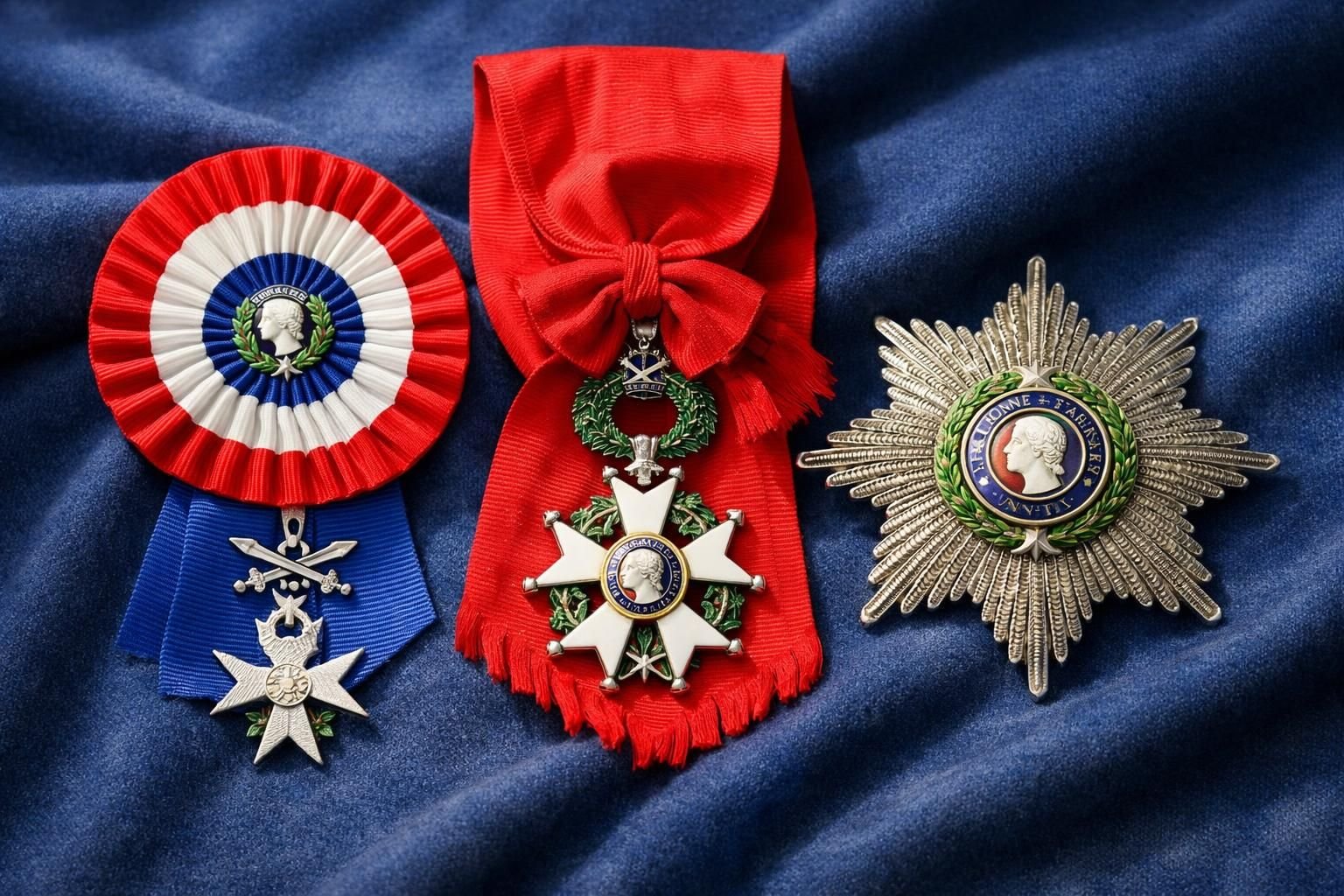 découvrez la signification des symboles courants sur les décorations : la rosette, la cravate et la plaque, et comprenez leur importance dans l'attribution des médailles.